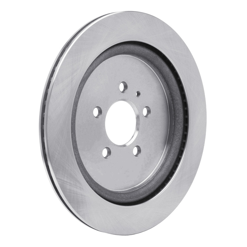 Ford Mustang Brake Rotor (1) - Rear - R1 Concepts - Plain - `13-`14